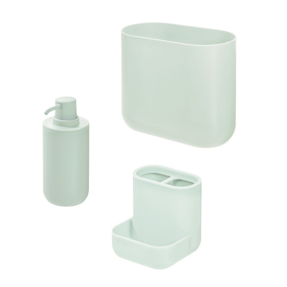 iDesign Cade Lidded Storage Bin Blush