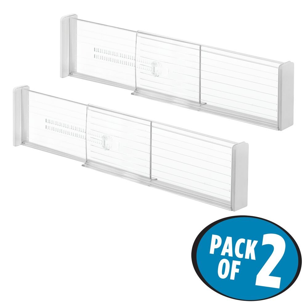 iDesign Linus Adjustable Deep Drawer Dividers